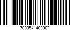Código de barras (EAN, GTIN, SKU, ISBN): '7890541403087'