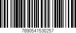 Código de barras (EAN, GTIN, SKU, ISBN): '7890541530257'