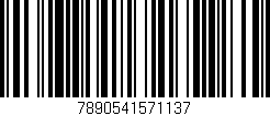 Código de barras (EAN, GTIN, SKU, ISBN): '7890541571137'