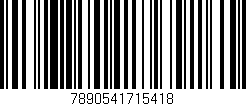 Código de barras (EAN, GTIN, SKU, ISBN): '7890541715418'