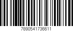 Código de barras (EAN, GTIN, SKU, ISBN): '7890541736611'