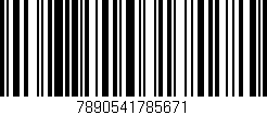 Código de barras (EAN, GTIN, SKU, ISBN): '7890541785671'