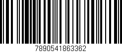 Código de barras (EAN, GTIN, SKU, ISBN): '7890541863362'