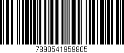 Código de barras (EAN, GTIN, SKU, ISBN): '7890541959805'