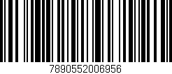 Código de barras (EAN, GTIN, SKU, ISBN): '7890552006956'
