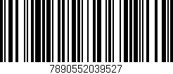 Código de barras (EAN, GTIN, SKU, ISBN): '7890552039527'