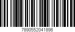 Código de barras (EAN, GTIN, SKU, ISBN): '7890552041896'