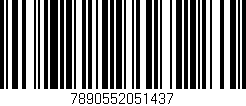 Código de barras (EAN, GTIN, SKU, ISBN): '7890552051437'