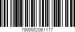 Código de barras (EAN, GTIN, SKU, ISBN): '7890552061177'