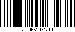 Código de barras (EAN, GTIN, SKU, ISBN): '7890552071213'
