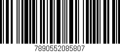 Código de barras (EAN, GTIN, SKU, ISBN): '7890552085807'