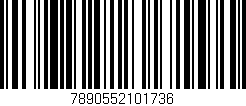 Código de barras (EAN, GTIN, SKU, ISBN): '7890552101736'