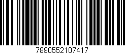 Código de barras (EAN, GTIN, SKU, ISBN): '7890552107417'