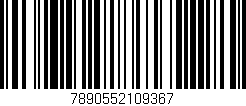 Código de barras (EAN, GTIN, SKU, ISBN): '7890552109367'