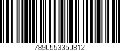 Código de barras (EAN, GTIN, SKU, ISBN): '7890553350812'
