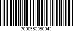 Código de barras (EAN, GTIN, SKU, ISBN): '7890553350843'