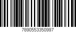 Código de barras (EAN, GTIN, SKU, ISBN): '7890553350997'