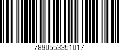 Código de barras (EAN, GTIN, SKU, ISBN): '7890553351017'