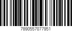 Código de barras (EAN, GTIN, SKU, ISBN): '7890557077951'