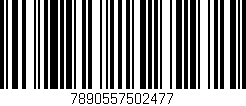 Código de barras (EAN, GTIN, SKU, ISBN): '7890557502477'