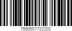Código de barras (EAN, GTIN, SKU, ISBN): '7890557722202'