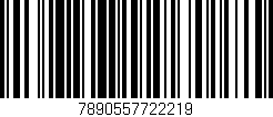 Código de barras (EAN, GTIN, SKU, ISBN): '7890557722219'