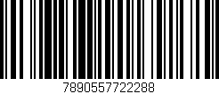 Código de barras (EAN, GTIN, SKU, ISBN): '7890557722288'
