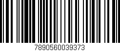 Código de barras (EAN, GTIN, SKU, ISBN): '7890560039373'