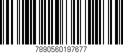 Código de barras (EAN, GTIN, SKU, ISBN): '7890560197677'