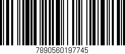 Código de barras (EAN, GTIN, SKU, ISBN): '7890560197745'