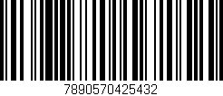 Código de barras (EAN, GTIN, SKU, ISBN): '7890570425432'