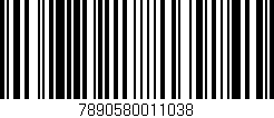 Código de barras (EAN, GTIN, SKU, ISBN): '7890580011038'