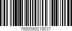 Código de barras (EAN, GTIN, SKU, ISBN): '7890580018037'