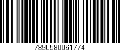 Código de barras (EAN, GTIN, SKU, ISBN): '7890580061774'