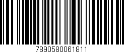 Código de barras (EAN, GTIN, SKU, ISBN): '7890580061811'