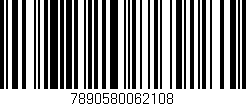 Código de barras (EAN, GTIN, SKU, ISBN): '7890580062108'
