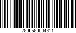 Código de barras (EAN, GTIN, SKU, ISBN): '7890580094611'
