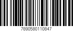 Código de barras (EAN, GTIN, SKU, ISBN): '7890580110847'