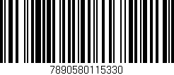 Código de barras (EAN, GTIN, SKU, ISBN): '7890580115330'