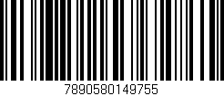 Código de barras (EAN, GTIN, SKU, ISBN): '7890580149755'