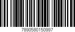 Código de barras (EAN, GTIN, SKU, ISBN): '7890580150997'