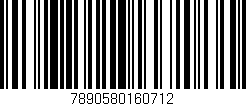 Código de barras (EAN, GTIN, SKU, ISBN): '7890580160712'