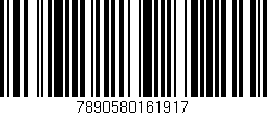 Código de barras (EAN, GTIN, SKU, ISBN): '7890580161917'