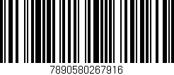 Código de barras (EAN, GTIN, SKU, ISBN): '7890580267916'