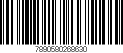Código de barras (EAN, GTIN, SKU, ISBN): '7890580268630'