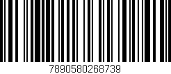 Código de barras (EAN, GTIN, SKU, ISBN): '7890580268739'