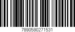Código de barras (EAN, GTIN, SKU, ISBN): '7890580271531'