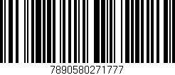 Código de barras (EAN, GTIN, SKU, ISBN): '7890580271777'