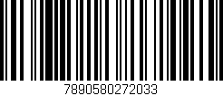 Código de barras (EAN, GTIN, SKU, ISBN): '7890580272033'