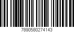 Código de barras (EAN, GTIN, SKU, ISBN): '7890580274143'